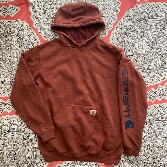 Burnt Orange Carhartt Hoodie 